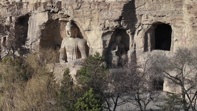 大同宣传片云冈石窟山西文旅片头石窟寺庙