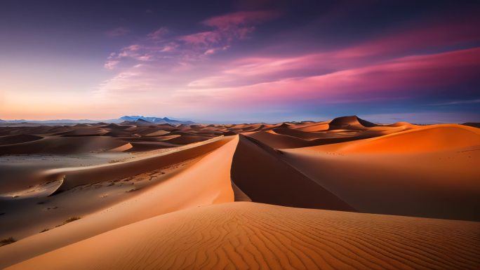 干旱大漠沙漠风光意活动境舞台背景场景天空