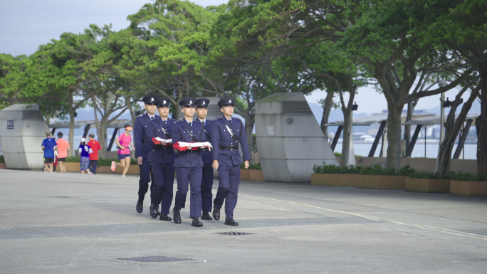 香港升旗4K实拍