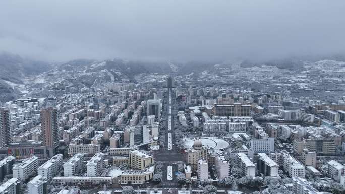 兴山县  雪景  昭君故里