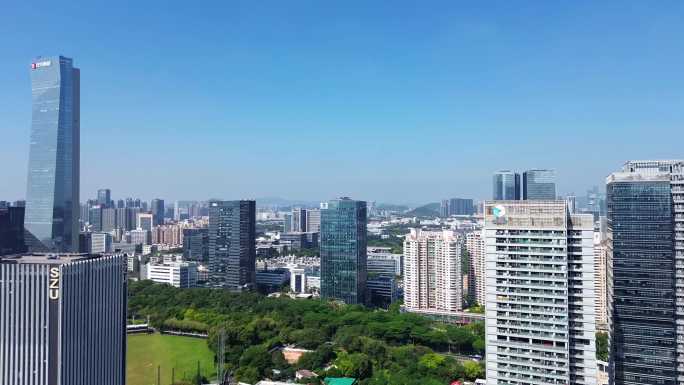 深圳 南山 高新园 深圳大学 航拍