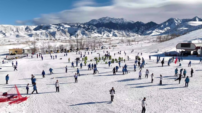 4k-天山天池国际滑雪场