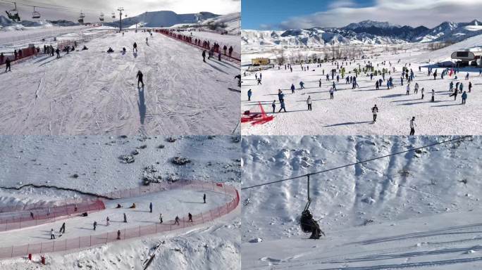 4k-天山天池国际滑雪场