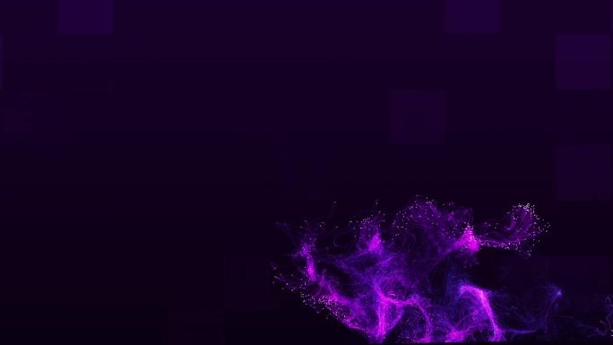 曲线粒子路径紫色烟雾效果绚丽背景
