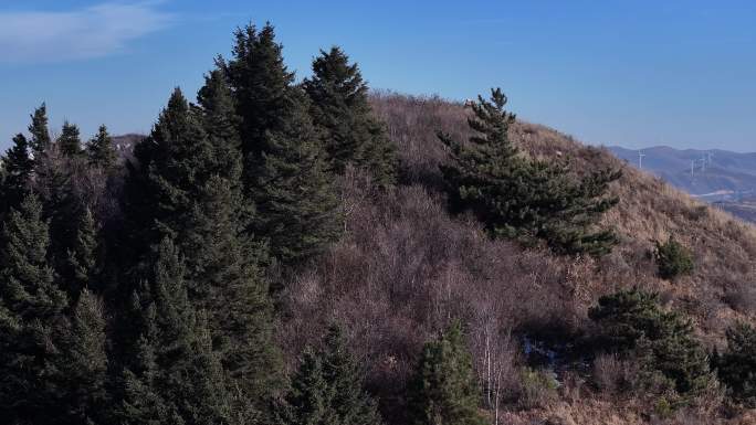 恒山风车山西能源恒山风光航拍恒山宣传片