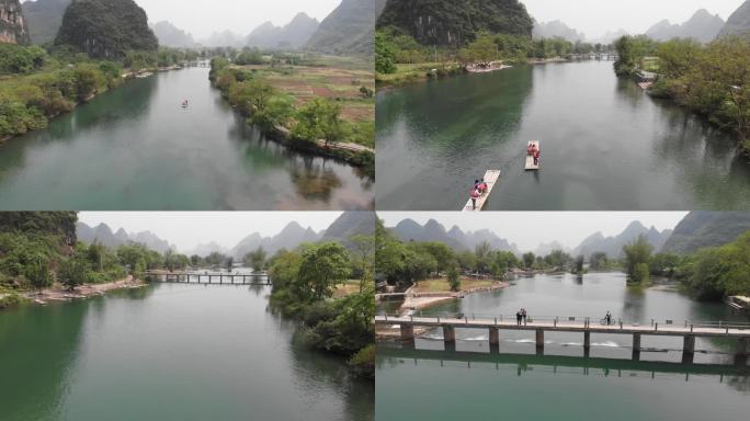 桂林山水河水