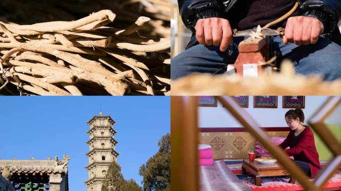 子洲药材馅饼古崖寺克戎寨城市景点