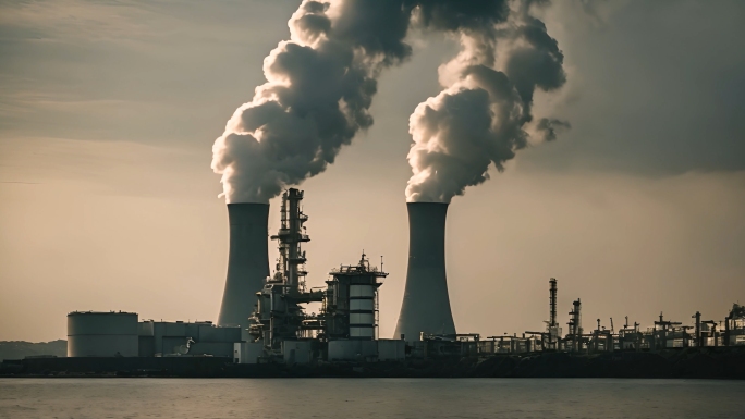 火力发电厂化工厂供热厂大气污染核电站