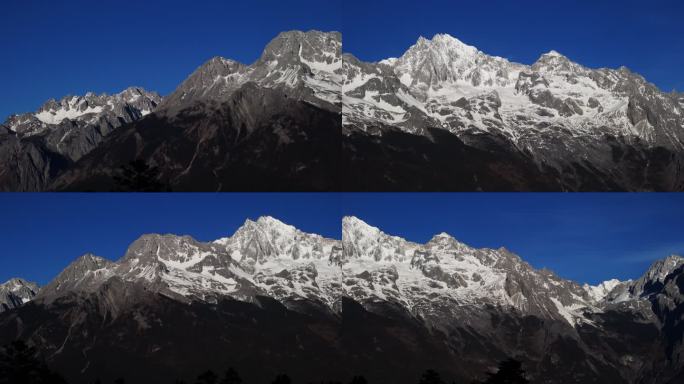 雪山全景