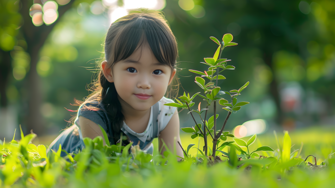 【合集】植树节 小朋友种树 浇水