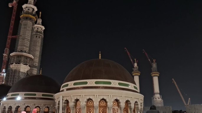 麦加大清真寺的屋顶圆顶