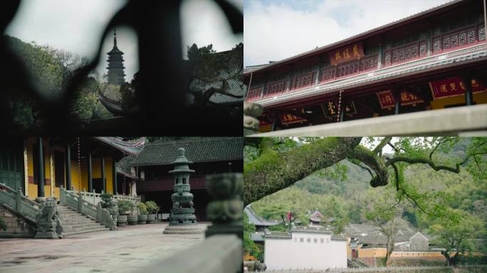 宁波天童寺4K素材