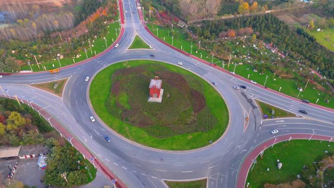 秦岭山下盘道