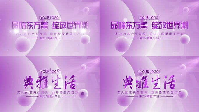 简洁企业章节篇章标题片头