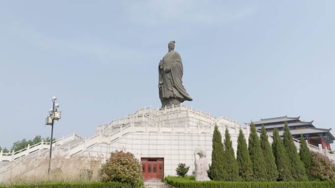 4K 中华商圣 文化园 范蠡雕像