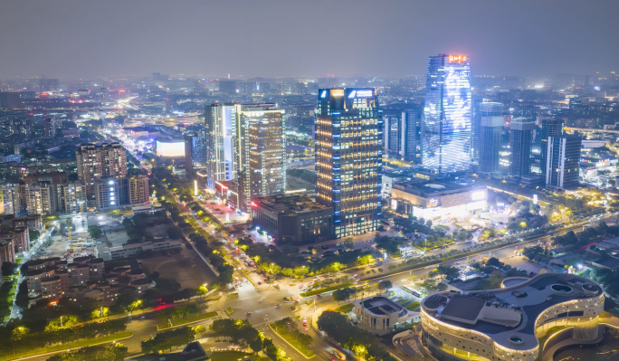 广州白云夜景延时_11