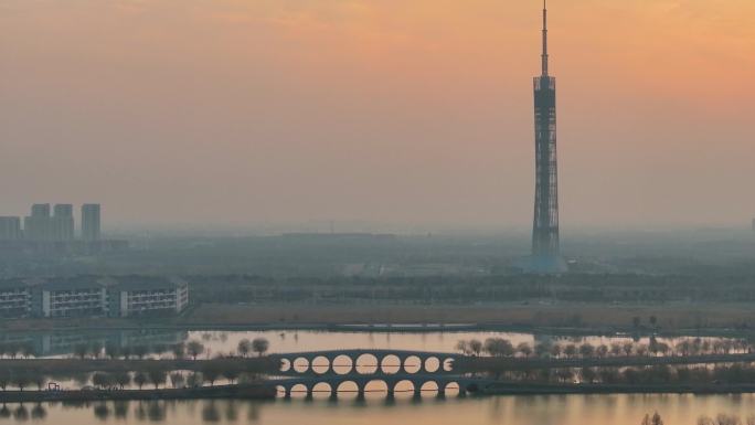 江苏省淮安市里运河山阳湖风光