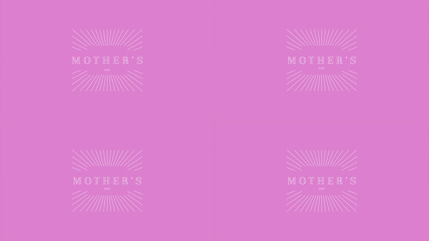 简约的标志现代优雅的母亲节品牌