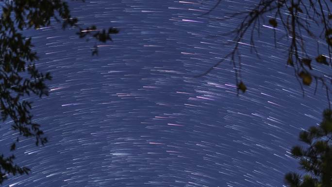 星轨 繁星点点 星星 夜空 夜晚