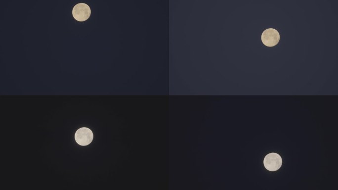 月亮、圆月、满月