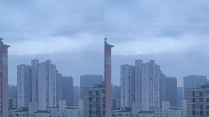 上海-初春-清晨-鸟叫-小区