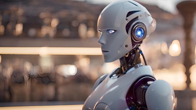 科技开场AI机器人科幻人工智能大数据未来
