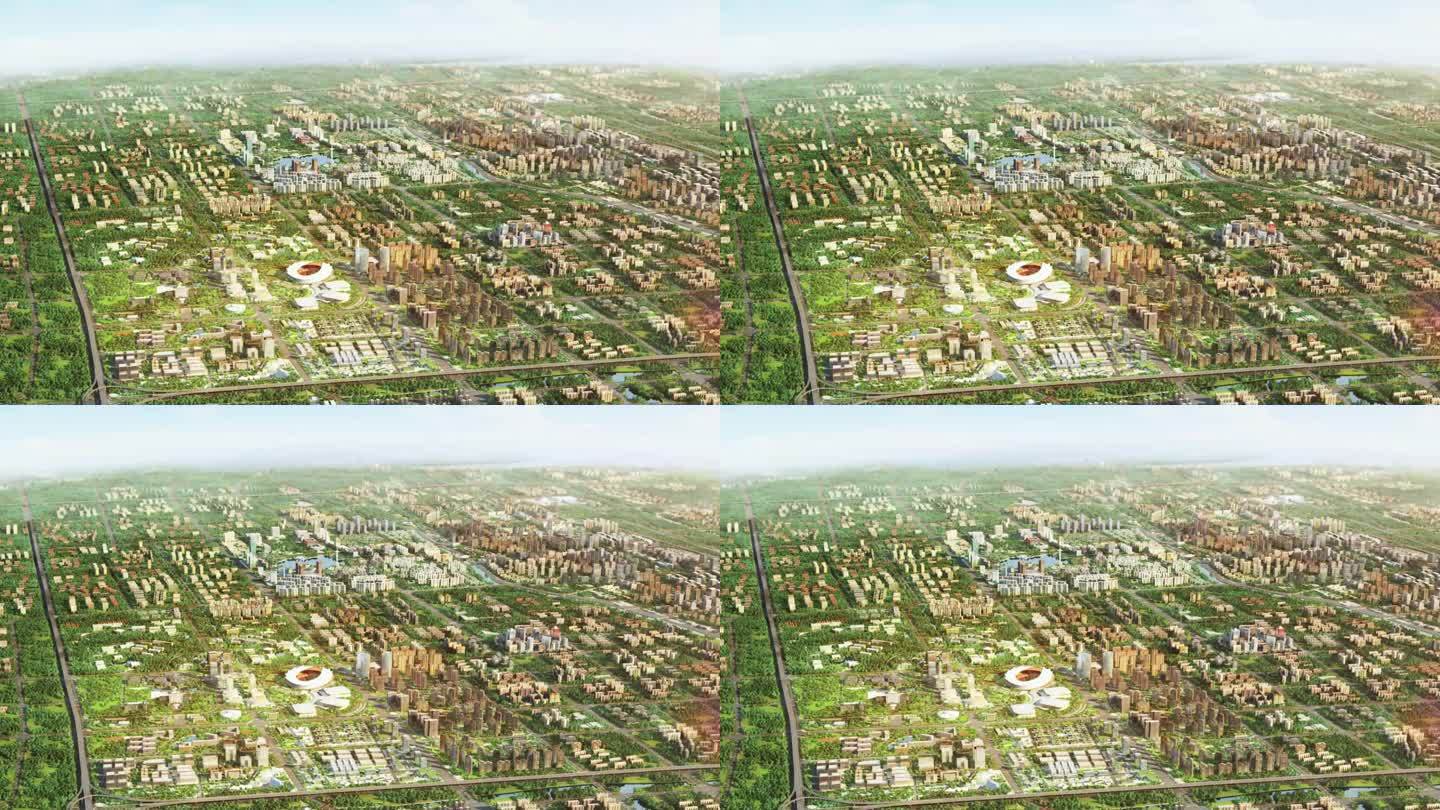 三维城市规划动画11