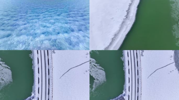 【4K精品】冰面与湖面