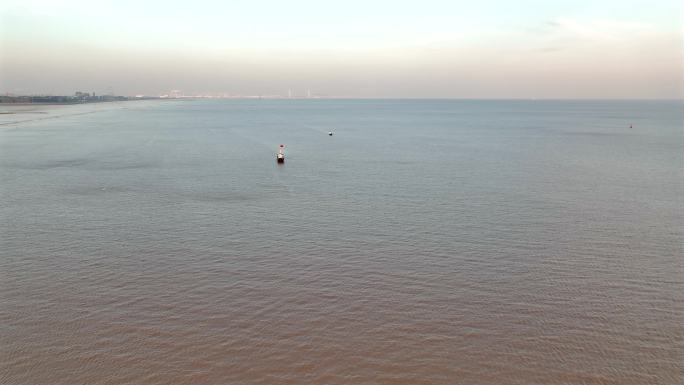 海盐海边滩涂