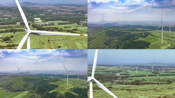 电网风车 风力发电 绿色能源 清洁能源
