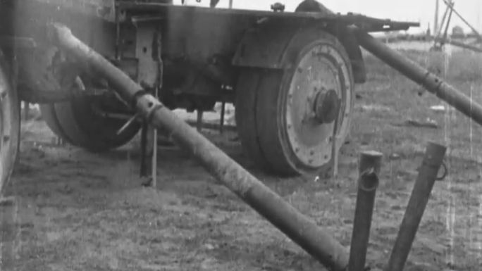 30年代日本高射炮 日本炮兵 日军武器