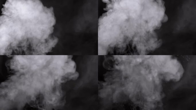 在真空中移动的稠密的冰蒸汽云中水滴的爆炸