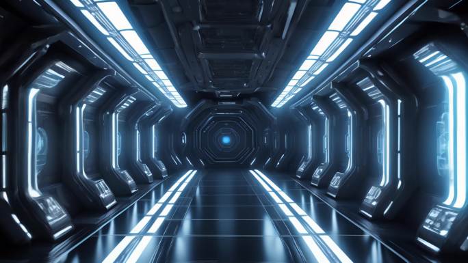 科幻 走廊 未来飞船 游戏未来
