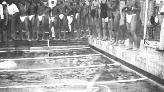 30年代水上运动 上世纪水上运动  游泳