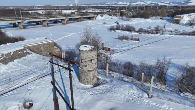 内蒙古牙克石扎敦河畔大铁桥碉堡