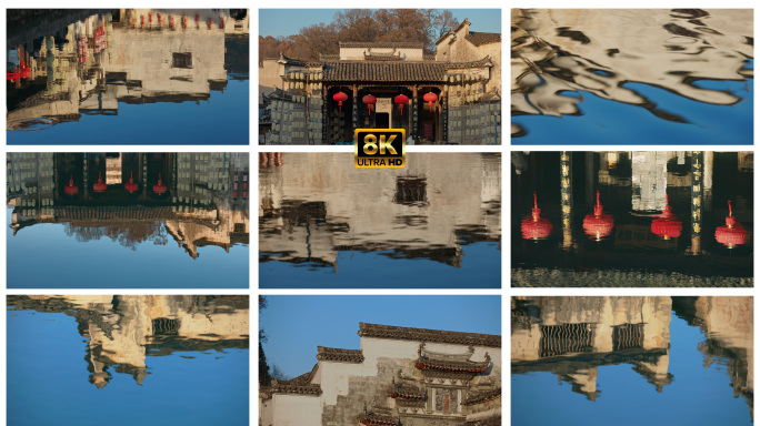 徽州建筑徽派建筑徽州水墨