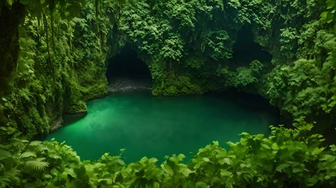 热带雨林溶洞 雨林的秘密：隐藏的溶洞奇境