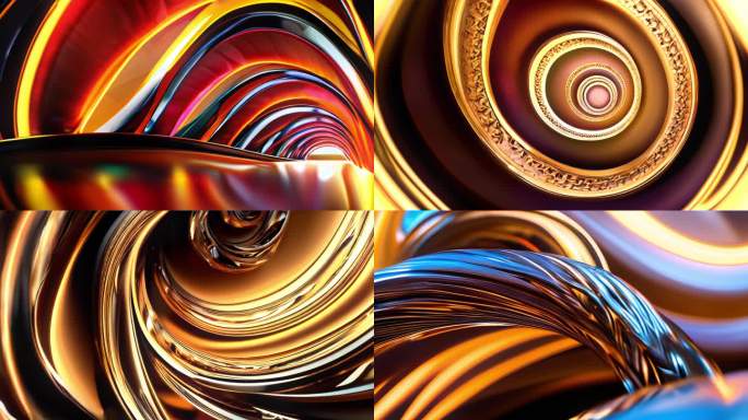 线条扭曲螺旋抽象艺术漩涡意境概念背景合集