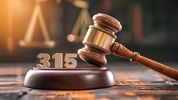 315消费者权益日打假法槌假冒伪劣维权