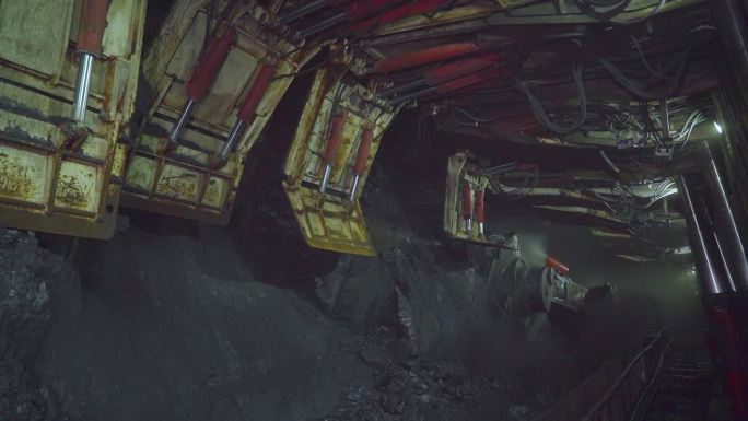 智能化煤矿综采工作面 割煤机 液压支架