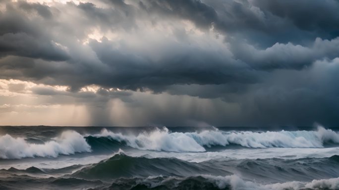 海浪 海上巨浪：暴风前夕的警告