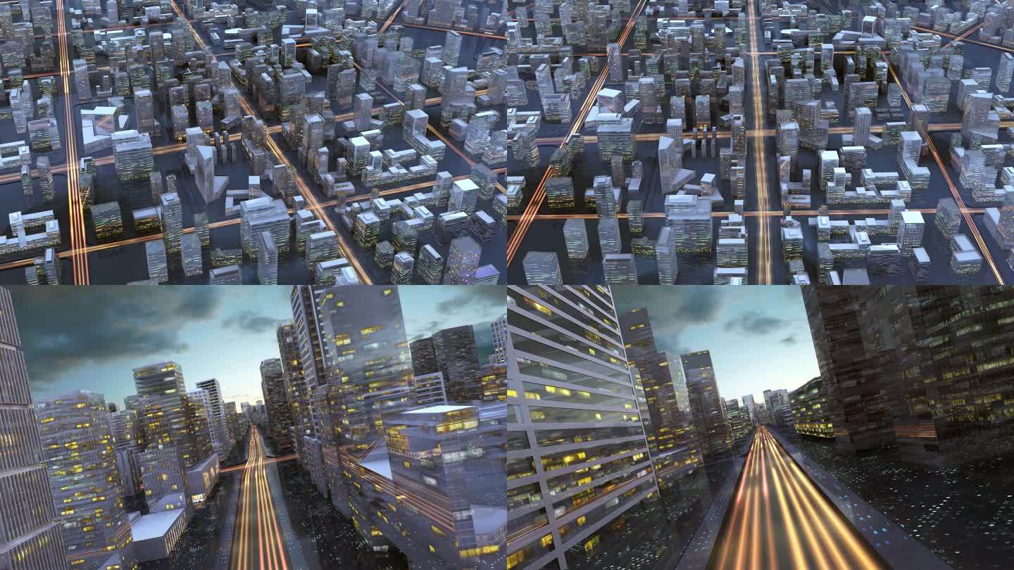 全息数字科技未来城市