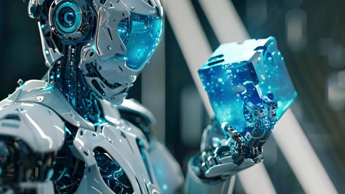 机器人AI人工智能深度学习科幻素材