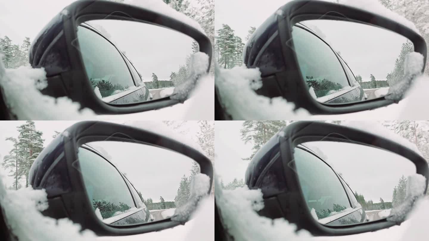在雪地里开车