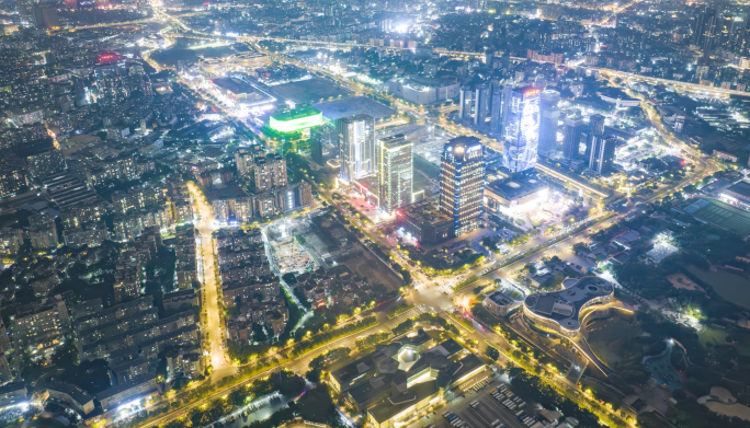 广州白云夜景延时_12