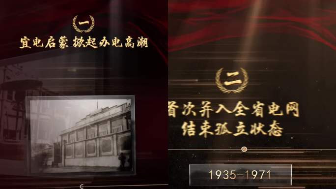 复古怀旧风 照片时间线展示 竖屏