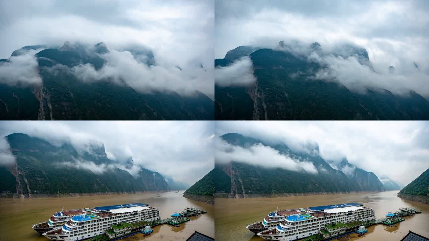 神女峰 云雾 巫山 神女 缥缈