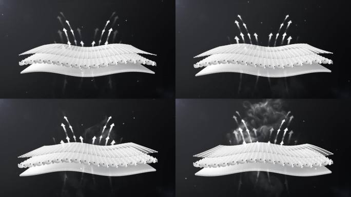 透气纤维三维布料