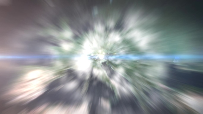 4K从宇宙俯冲地球辐射