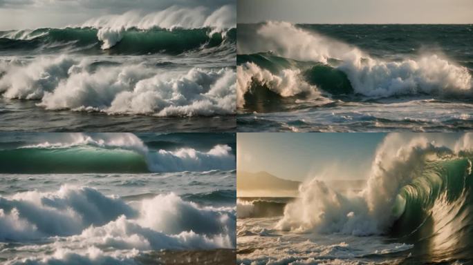 海浪 海浪奔腾 巨浪